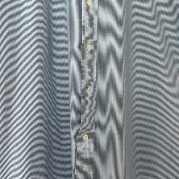 Ralph Lauren Men's Blue Pinstripe Shirt - Picture 6 of 6